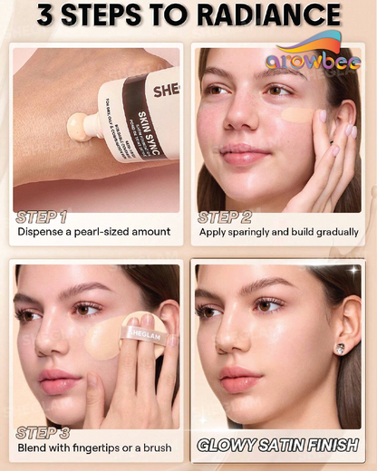 SHEGLAM Skin Sync Satin Foundation