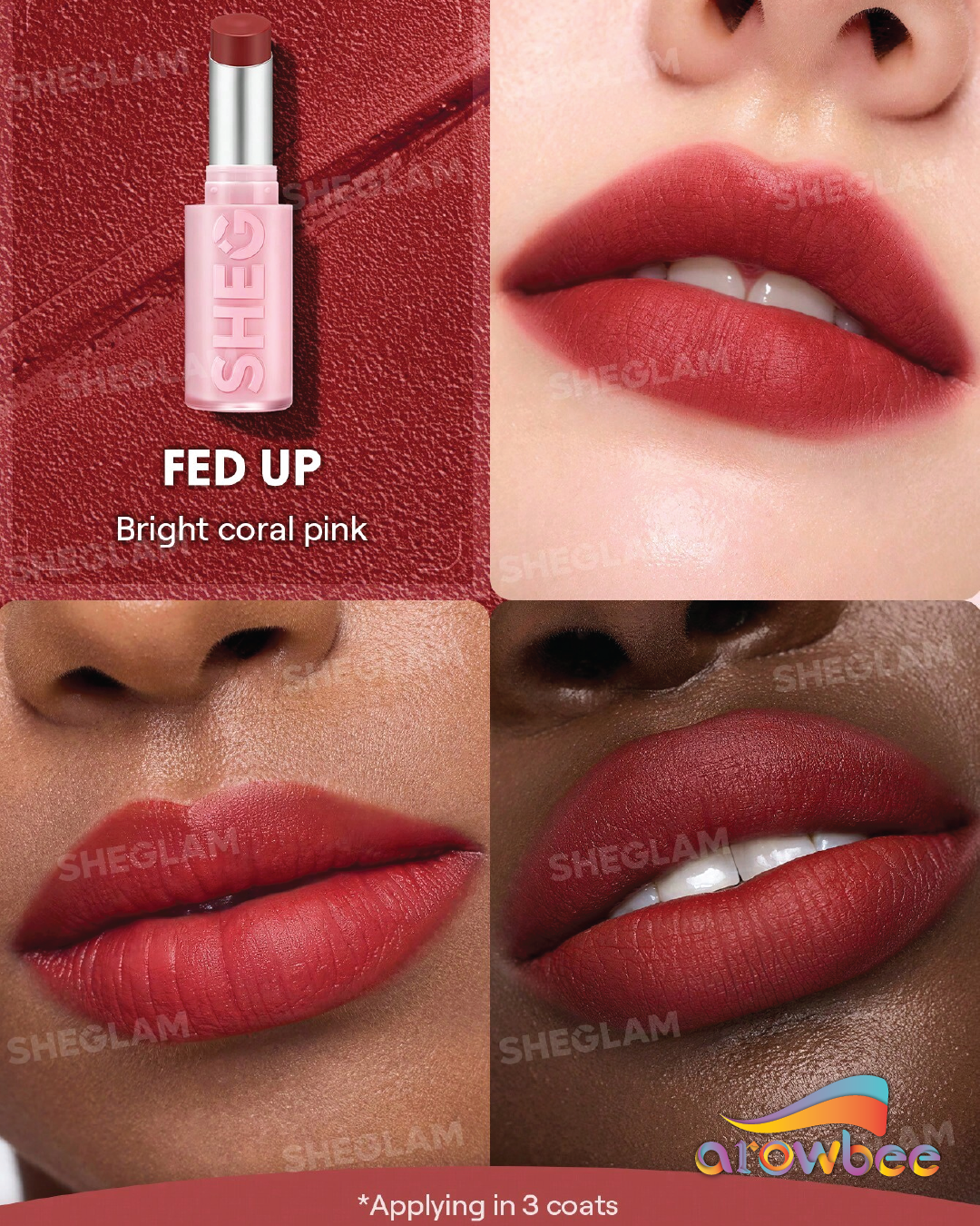 SHEGLAM Lip Veil Cushion Lightweight Lipstick