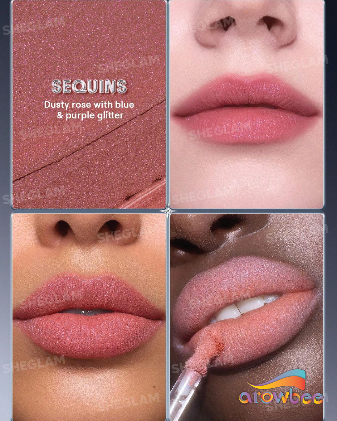 SHEGLAM Glitter Whip Liquid Lipstick