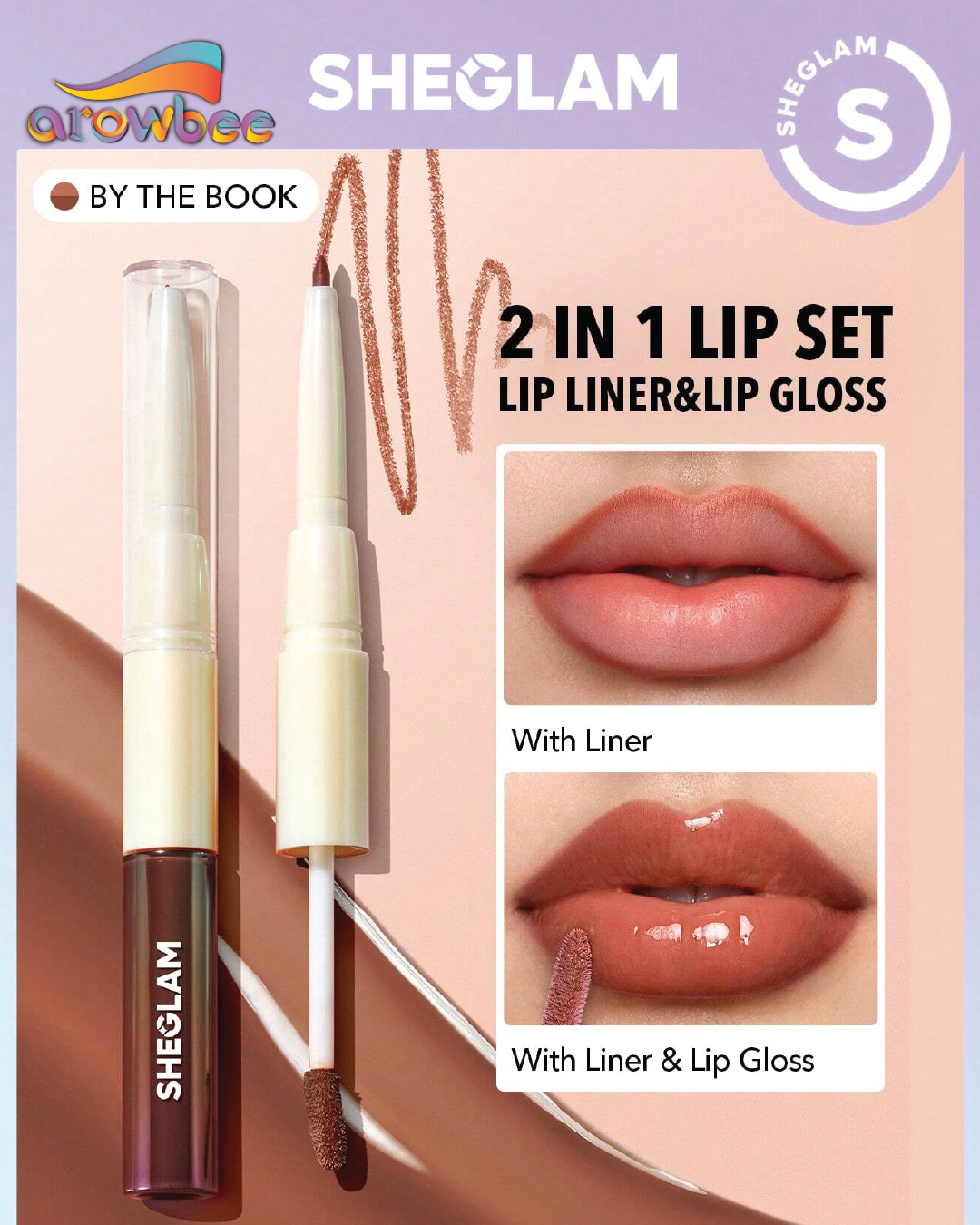 SHEGLAM Lip Rules Liner & Gloss Pen