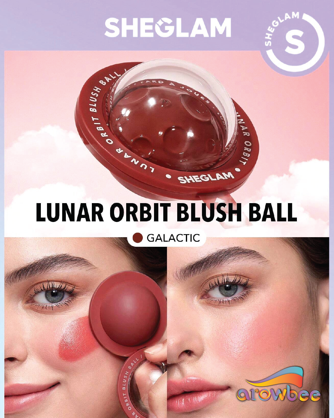 SHEGLAM Lunar Orbit Blush Ball