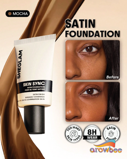 SHEGLAM Skin Sync Satin Foundation