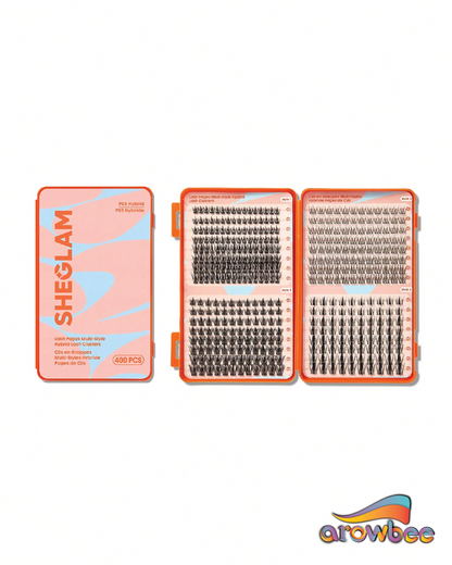 SHEGLAM Lash Pages Multi‑Style Hybrid Lash Clusters