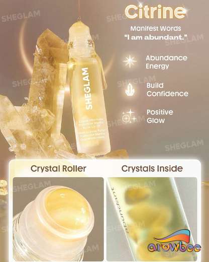 SHEGLAM Crystal Intentions Protection Mantra Roller Lip Oil