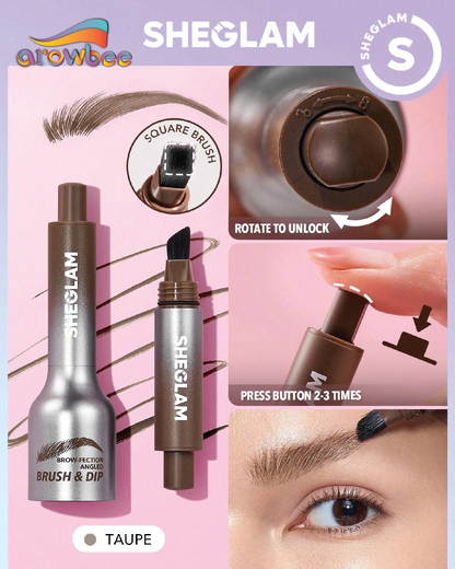 SHEGLAM Brow-Fection Angled Brush & Dip