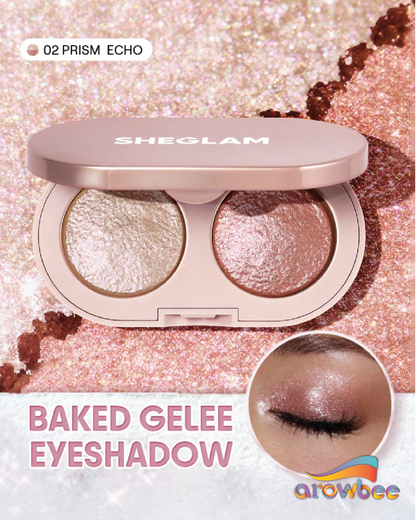 Sheglam Prismalight Baked Gelee Eyeshadow Duo