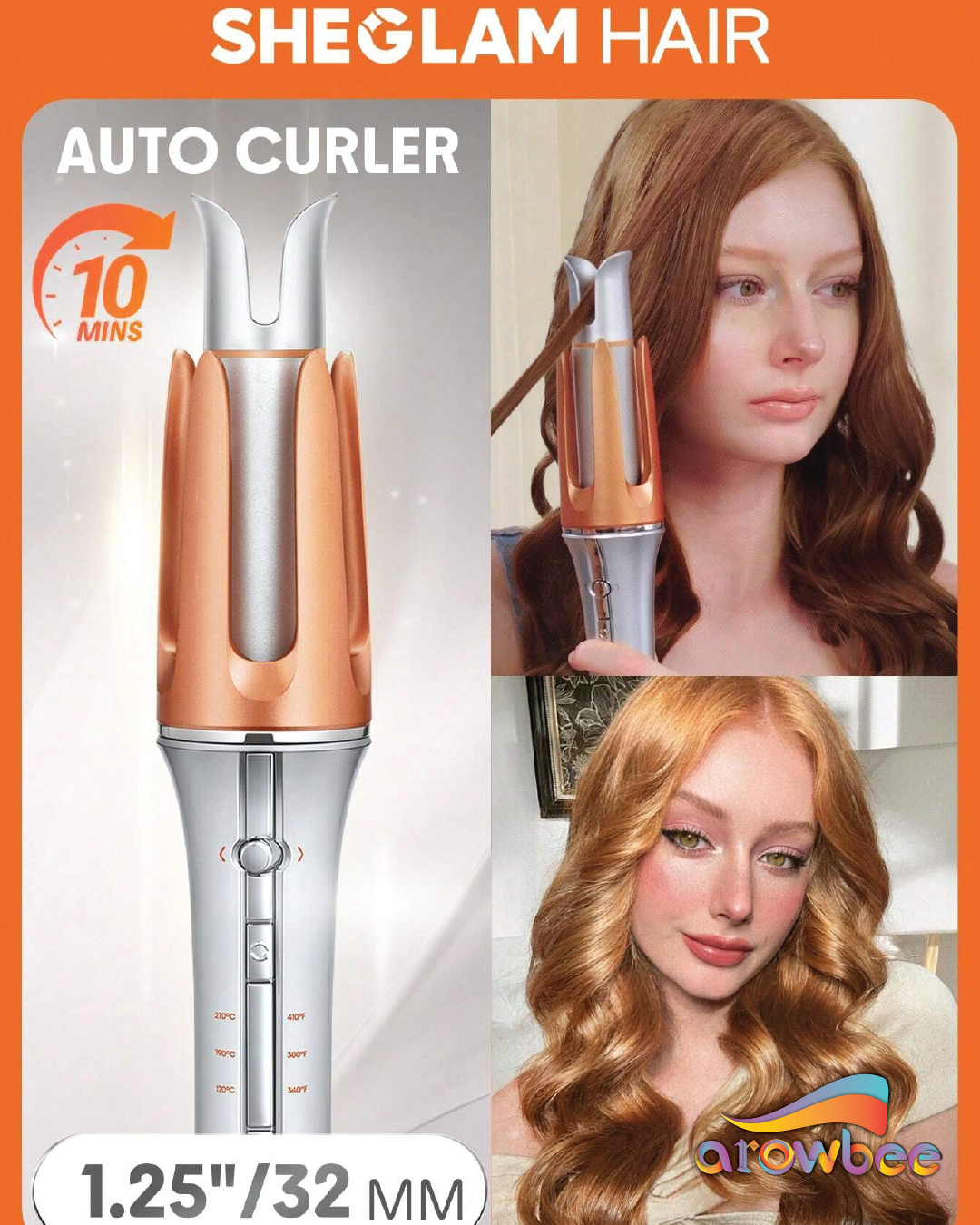 SHEGLAM HAIR It-Curl One-Touch Instant Curler Automatic Curling Iron