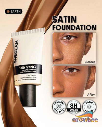 SHEGLAM Skin Sync Satin Foundation