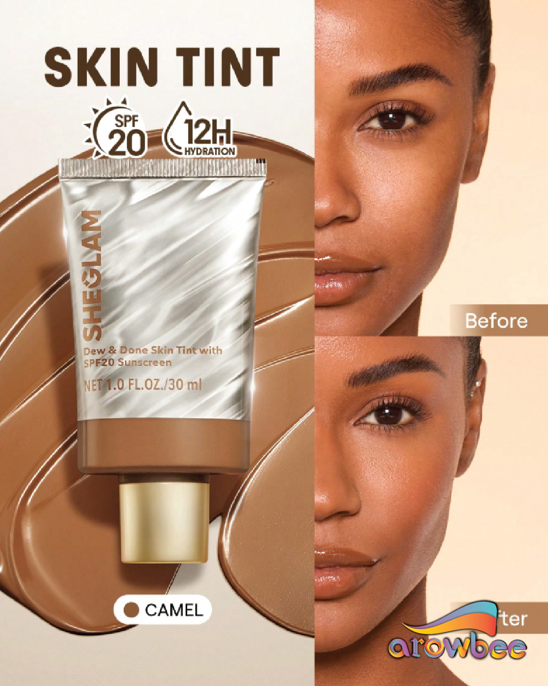 SHEGLAM Dew & Done Skin Tint With Spf20