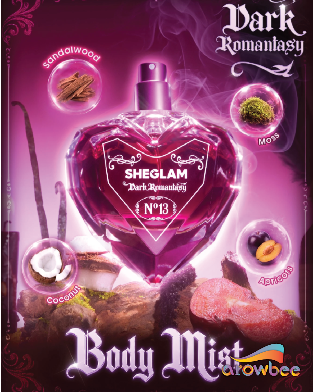 SHEGLAM Dark Romantasy Body Mist