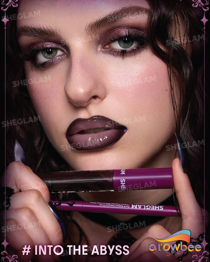 SHEGLAM Dark Romantasy Lip Liner + Lip Gloss Kit