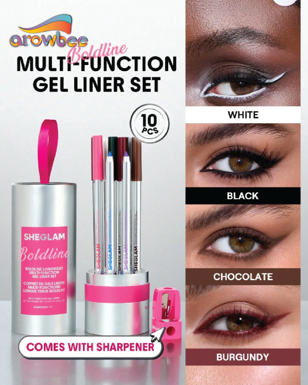 Boldline Longwear Multi-Function Gel Liner Set