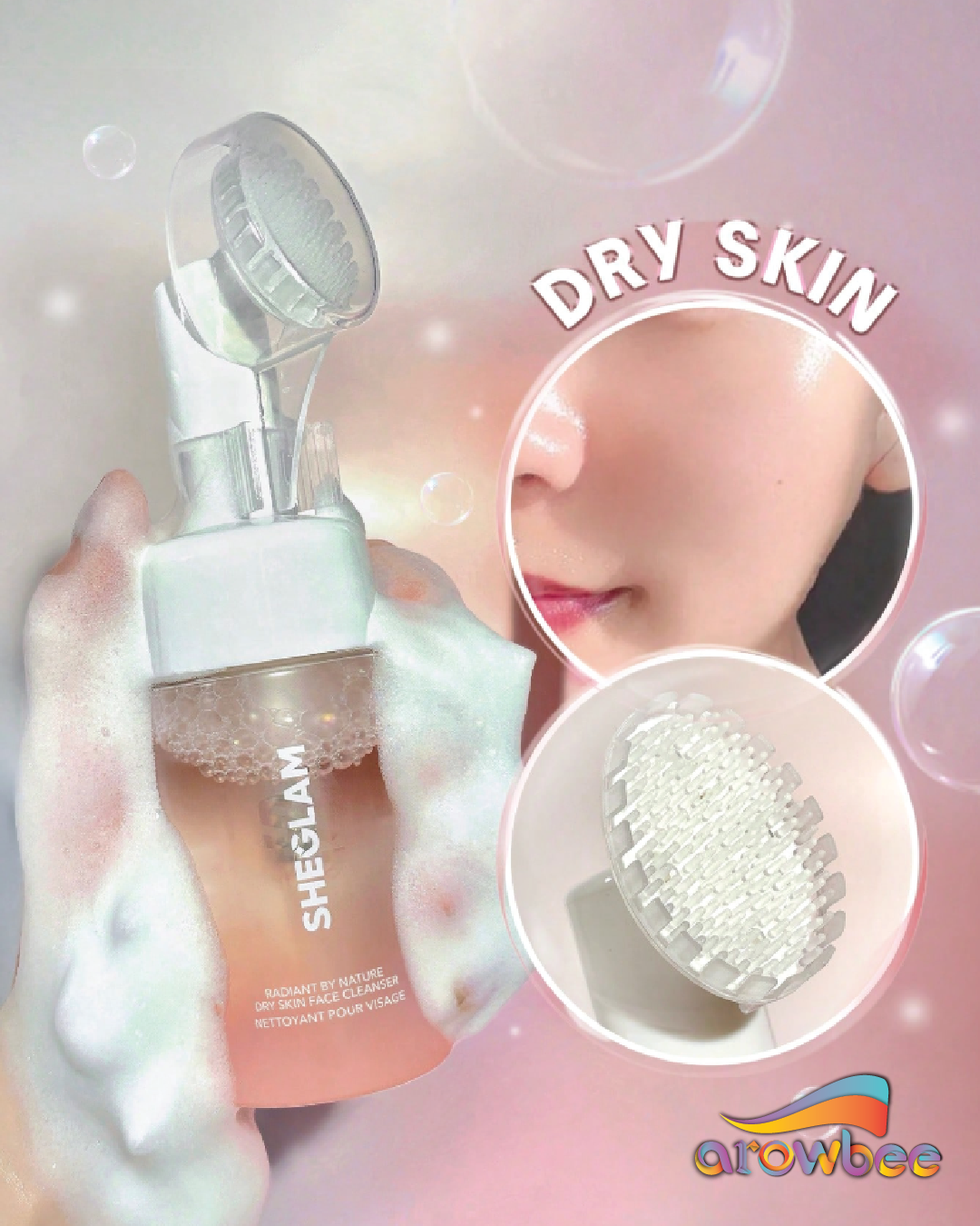 SHEGLAM Radiant By Nature Combo Skin Face Cleanser 100Ml