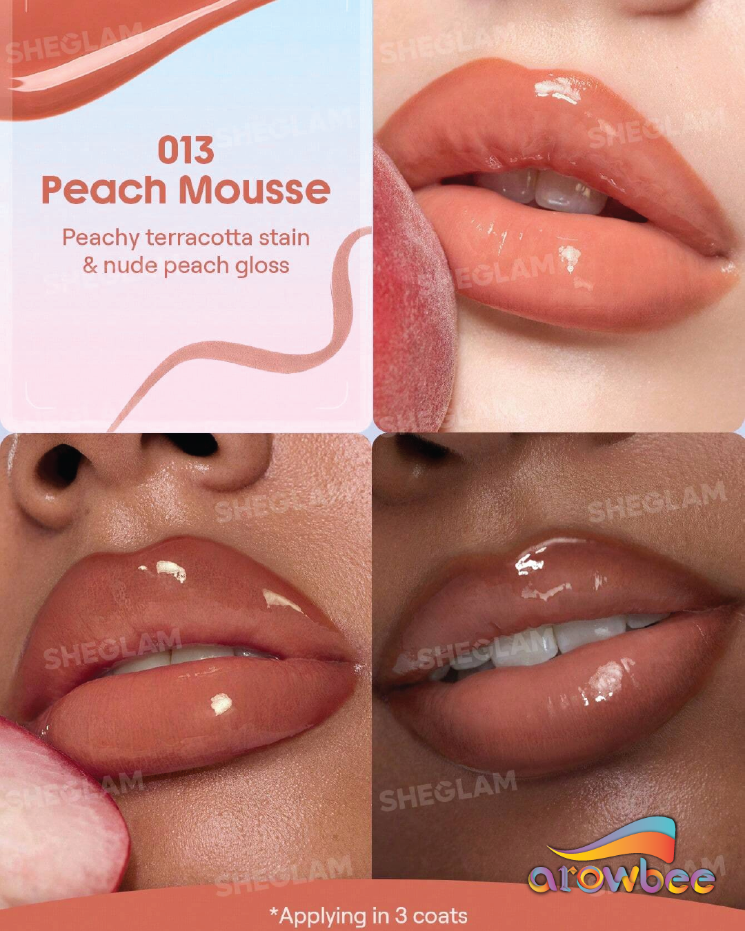 SHEGLAM Line To Shine Peel-Off Lip Stain & Gloss Duo