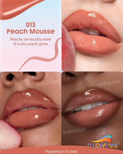 SHEGLAM Line To Shine Peel-Off Lip Stain & Gloss Duo