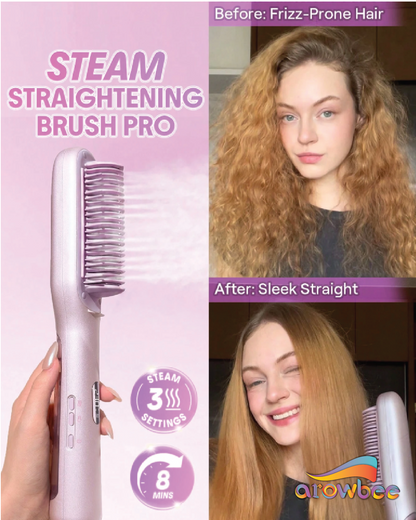 SHEGLAM HAIR Hydra Shot Steam Straightening Brush Pro