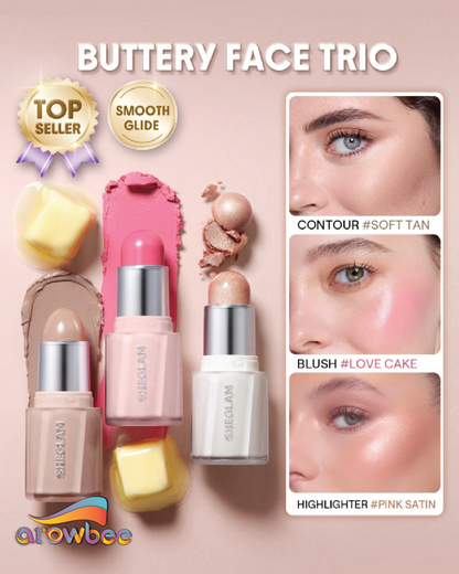 SHEGLAM [3 Pcs] Buttery Bundle Family Full Face Set