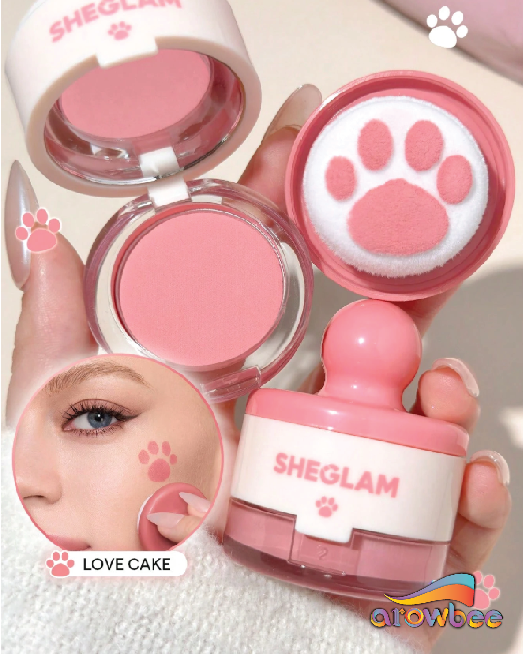 SHEGLAM Cutie Paw Blush Stamp