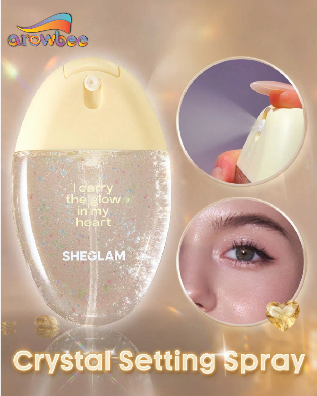 SHEGLAM Crystal Intentions Vibe Shield Long
