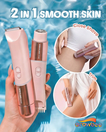 SHEGLAM HAIR Smooth Moves Dual-Head Electric Bikini Trimmer