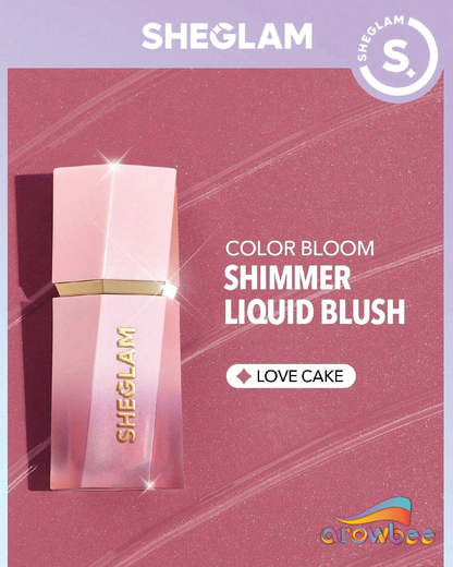 SHEGLAM Color Bloom Dayglow Liquid Blush Shimmer Finish