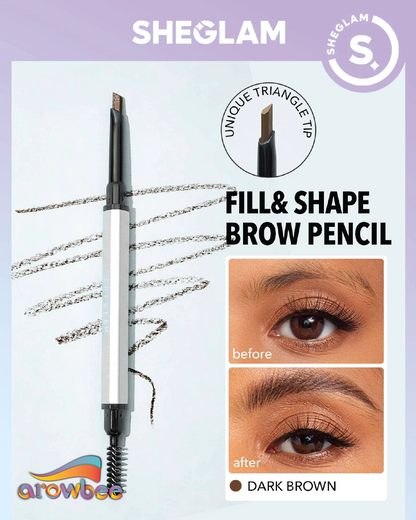 SHEGLAM Dual-Ended Fine Eyebrow Pencil