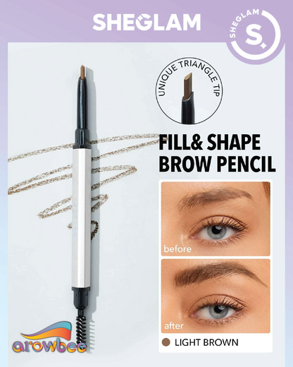 SHEGLAM Dual-Ended Fine Eyebrow Pencil