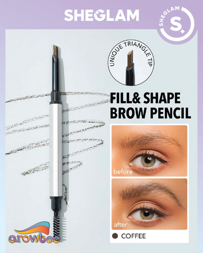 SHEGLAM Dual-Ended Fine Eyebrow Pencil