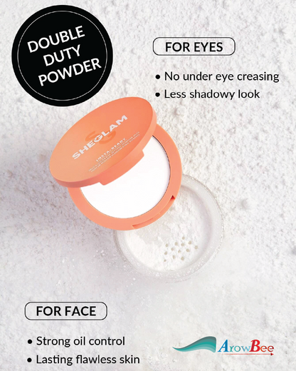 SHEGLAM Insta-Ready Face & Under Eye Setting Powder Duo