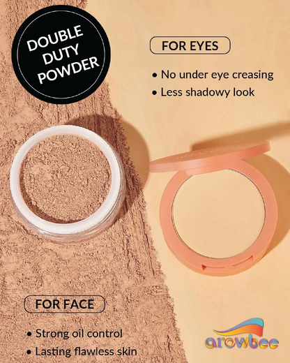 SHEGLAM Insta-Ready Face & Under Eye Setting Powder Duo