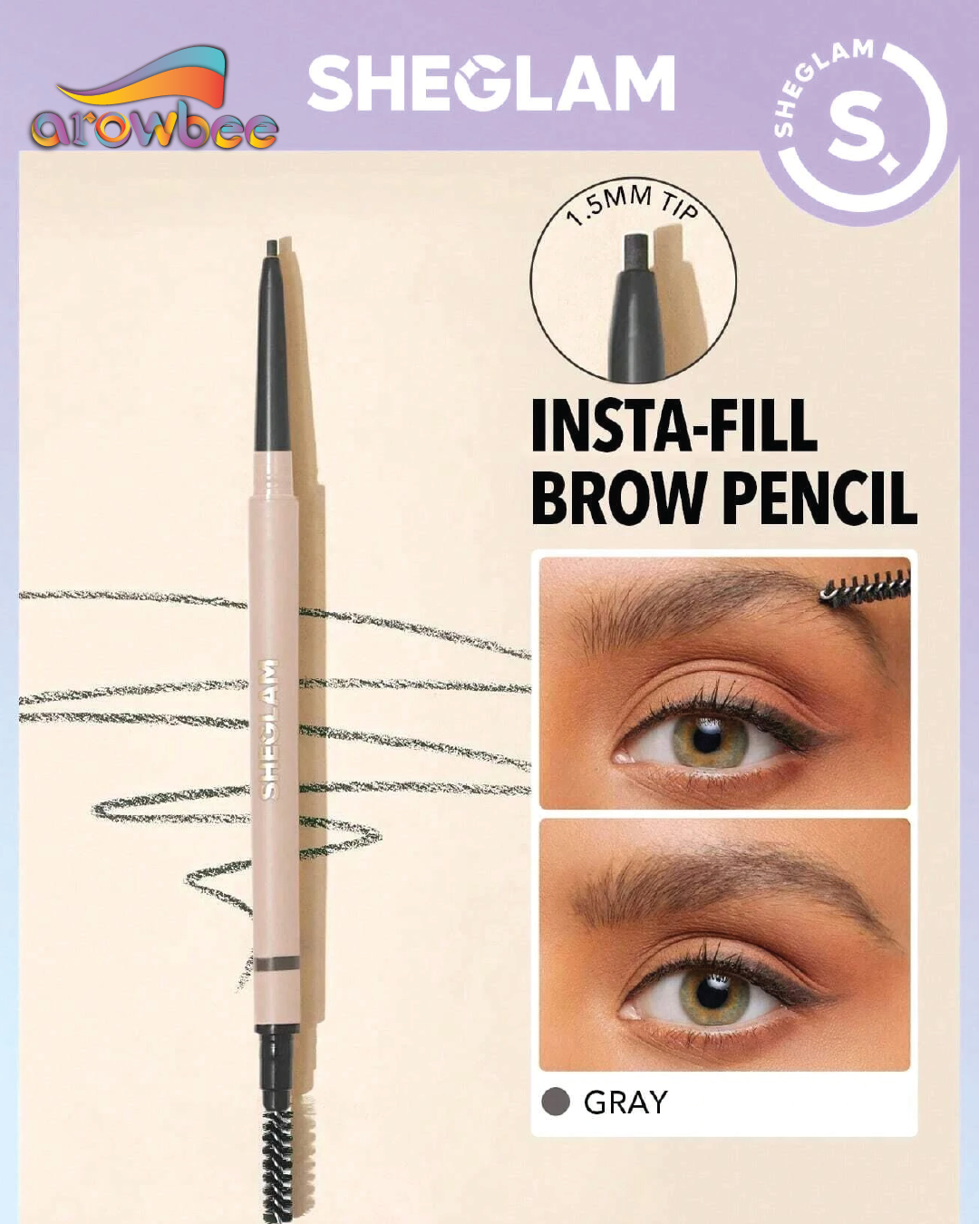 SHEGLAM Insta-fill Brow Pencil