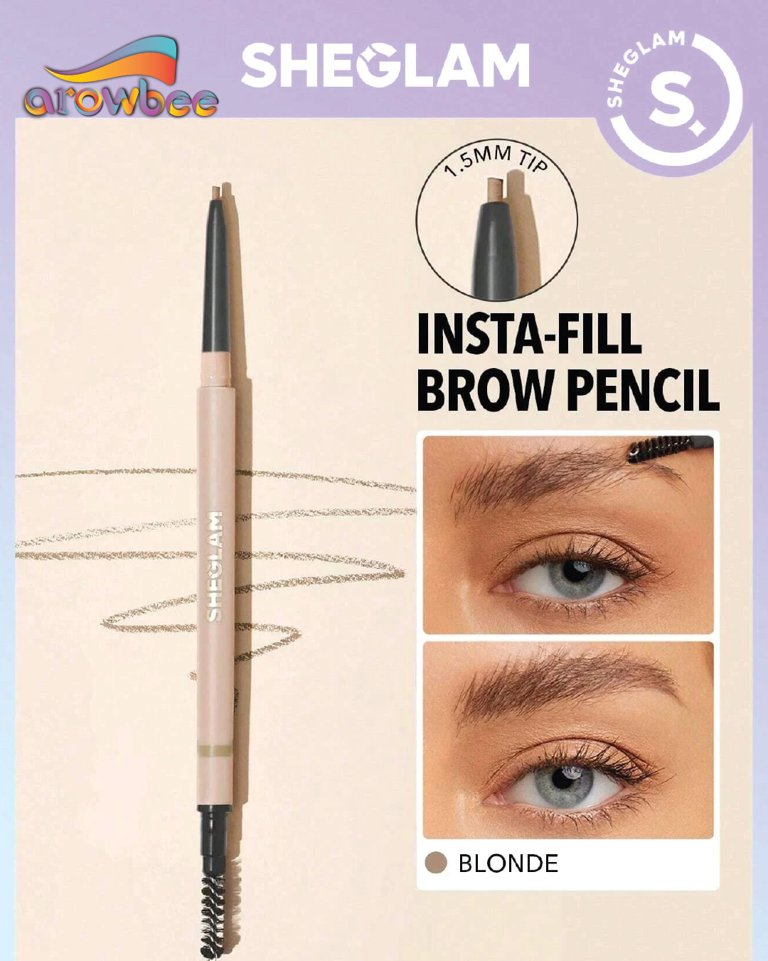 SHEGLAM Insta-fill Brow Pencil